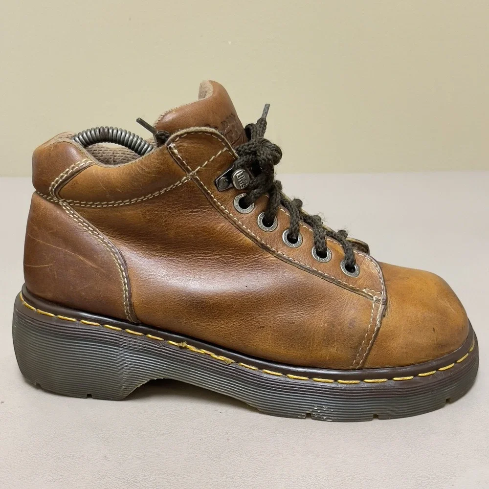 Vintage Dr Martens 8542 Boots Mens Size 7 Made England Leather Shoes‎ Grunge 90s
